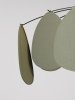 Nowoczesna Lampa Wisząca Lniana Zielona 50 cm Luces Exclusivas 